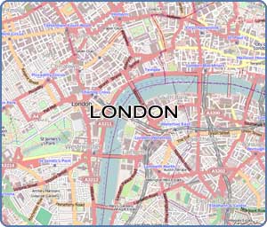 london tourist map